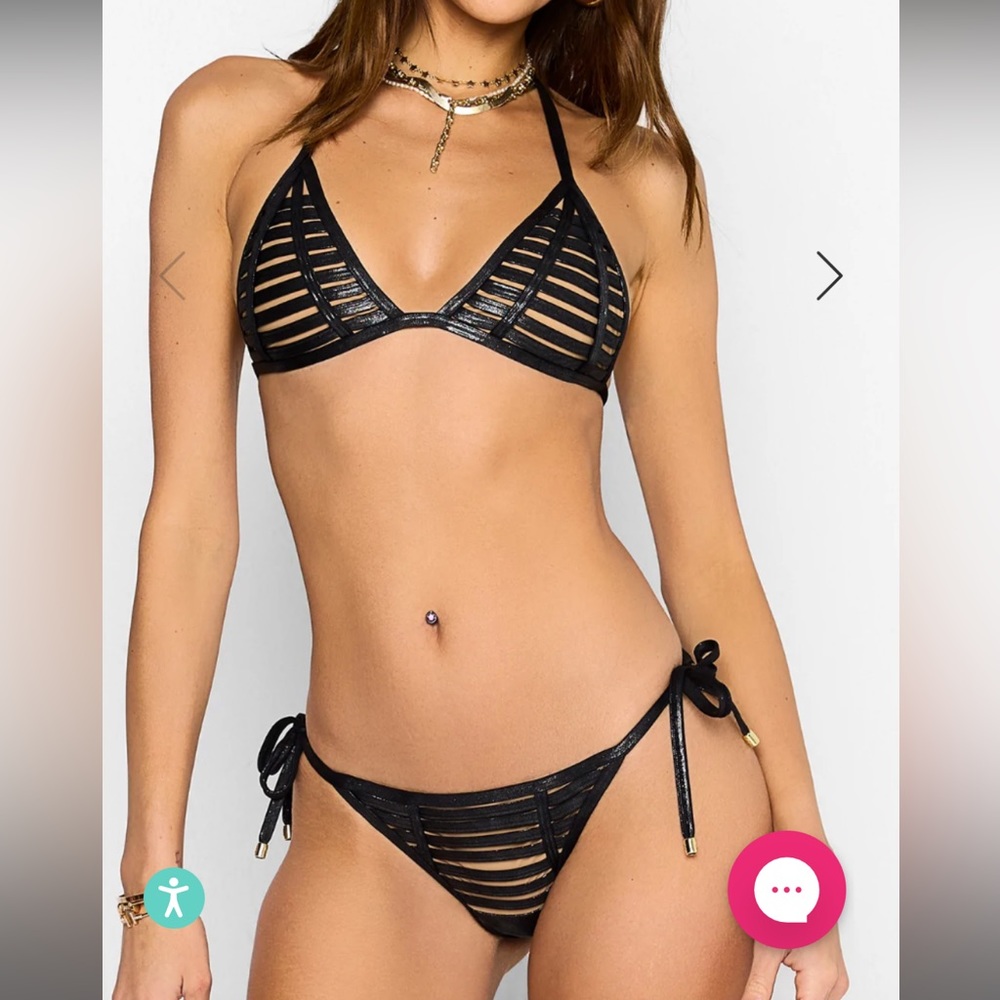 NWT Beach Bunny Hard Summer Triangle Top & Bottom